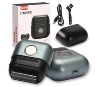 ZCYLPT Slide-Control Electric Shaver for Men, 8000RPM Foil Shaver with Magnetic 3D Heads, IPX6, USB-C 5Min Quick Charge 90Min Cordless for Travel, Halloween Birthday Gift