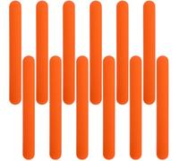 ZCYSRLQIN 12 Pcs Silicone Rubbber Slap Bracelets Plain Slap Bracelets Wrist Soft and Safe Slap Bands Wrap Band for School Party Favors DIY Painting Wristband Craft Project Birthday Halloween Christmas