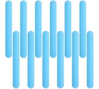ZCYSRLQIN 12 Pcs Silicone Rubbber Slap Bracelets Plain Slap Bracelets Wrist Soft and Safe Slap Bands Wrap Band School Party Favors DIY Painting Wristband Craft Project Birthday Halloween Christmas