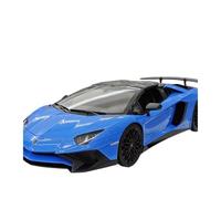 ZCYYUE Scale Models 1:18 Scale For Lamborghini Aventador LP750-4 Blue Simulation Car Model Ornament Coupe Simulation