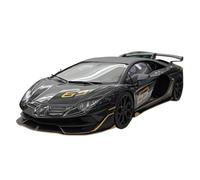 ZCYYUE Scale Models 1:18 Scale For Lamborghini Aventador SVJ Black Resin Car Model Collectible Ornament Coupe Simulation