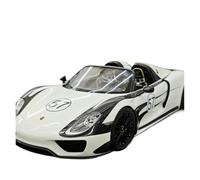 ZCYYUE Scale Models 1:18 Scale For Porsche 918 Spyder Glow-in-the-Dark Leather Case Car Models Collectible Coupe Simulation