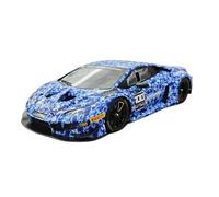 ZCYYUE Scale Models 1 :18 Scale For Spark 2018 Lamborghini Huracan GT3 EVO Blue Painted 100 Racing Model Coupe Simulation