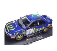 ZCYYUE Scale Models 1/18 Scale For SUBARU IMPREZA #6 1995 Alloy Rally Car Model Static Collection Coupe Simulation