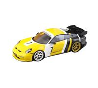ZCYYUE Scale Models 1:18 Spark For Porsche 911 (992) GT3 Yellow Original Model Collection Coupe Simulation