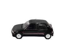 ZCYYUE Scale Models 1/43 For PEUGEOT 106 Rallye Black Alloy Car Model Toy Static Display Simulation Kit Coupe Simulation