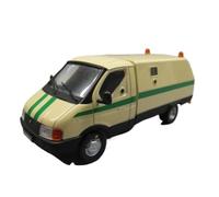 ZCYYUE Scale Models 1/43 For Russia Light Yellow Van Alloy Car Model Diecast Kit Hobby Static Collectible Toy Coupe Simulation