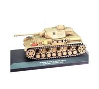 ZCYYUE Scale Models 1:43 Scale For German Pz Kpfw. IV Medium Tank Model Kit LVT A Static Diecast Collection Diecast Tanks