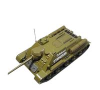ZCYYUE Scale Models 1:43 Scale For Soviet SU-85 Assault Tank Model Kit Copper Green Static Die-cast Collection Diecast Tanks