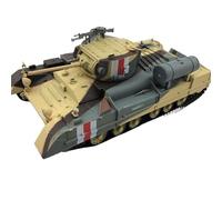 ZCYYUE Scale Models 1/43 Tank Model Infantry Tank Mk.III For Valentine Mk.II Military Vehicle Die-cast Metal Toy Diecast Tanks