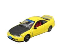 ZCYYUE Scale Models 1:64 Alloy Car Model Intergra Type-R Sports Car DC2 Square Light Suitable For Honda Coupe Simulation(Yellow)