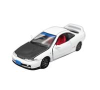 ZCYYUE Scale Models 1:64 Alloy Car Model Intergra Type-R Sports Car DC2 Square Light Suitable For Honda Coupe Simulation(White)