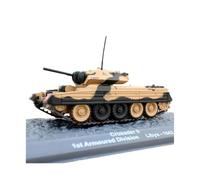 ZCYYUE Scale Models 1:72 Scale For British Crusader II Tank Model Kit Static Diecast Finished Collection Ornaments Diecast Tanks