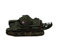 ZCYYUE Scale Models 1:72 Scale For French R35fc36 Revolver Tank Model Kit Static Die Casting Collectible Ornaments Diecast Tanks
