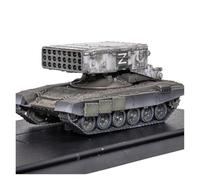 ZCYYUE Scale Models 1/72 Scale For Russian TOS-1 Flamethrower Tank Snow Painting Finished Model Collection Ornaments Diecast Tanks