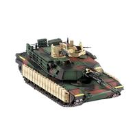 ZCYYUE Scale Models 1:72 Scale For US Army M1A1 TUSK M1 Tank Model Kit Static Die Casting Collectible Ornament Diecast Tanks
