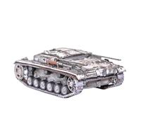 ZCYYUE Scale Models 1:72 Scale German 3rd Assault E-type Tank Model Winter Painting Static Collection Diecast Tanks