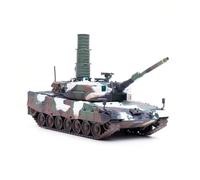 ZCYYUE Scale Models 1:72 Scale German Leopard 2A4 Main Battle Tank Model Winter Paint Static Collection Diecast Tanks