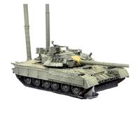 ZCYYUE Scale Models 1:72 Scale Russian T-80U Tank Model With Shallow Crossing Device Static Collection Diecast Tanks