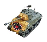 ZCYYUE Scale Models 1/72 Scale US M4A3E8 Sherman Tank 25th Infantry Division Military Finished Model Collection Diecast Tanks
