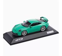 ZCYYUE Scale Models 2023 For Porsche Original Car Model 911 GT3 1/43 Spark 992 Green Resin Collection Display Coupe Simulation