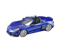 ZCYYUE Scale Models 2024 Blue Convertible For Porsche 718 (982) Spyder RS 1:18 Spark Resin Sports Car Model Collectible Toy Coupe Simulation