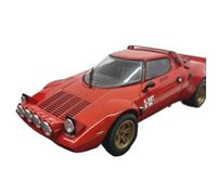 ZCYYUE Scale Models Incredible Diecast Vehicle Replica 1/24 For Lancia Stratos HF Red 1975 Red Off-road Car Model Coupe Simulation