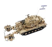 ZCYYUE Scale Models Israel IDF Magach 6B 1/72 Scale M60A1 Minesweeper Tank Model Kit Alloy Material Diecast Tanks