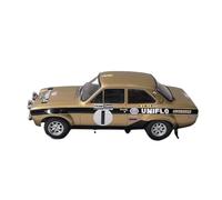 ZCYYUE Scale Models IXO 1/18 For FORD ESCORT MK I RS 1600#1 1972 Diecast Racing Car Model Alloy Toy Collection Coupe Simulation