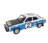 ZCYYUE Scale Models IXO 1/18 For FORD ESCORT MKII RS 1600#2 1973 Rally Car Model Diecast Collection Coupe Simulation