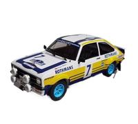 ZCYYUE Scale Models IXO 1/18 For FORD ESCORT MKII RS 1800#7 1979 Ford Racing Model Diecast Collection Coupe Simulation