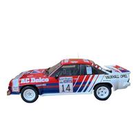 ZCYYUE Scale Models IXO 1:18 For OPEL MANTA #14 1985 Racing Car Model Die-cast Collectible Static Coupe Simulation