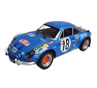 ZCYYUE Scale Models IXO 1/18 For RENAULT ALPINE A110#18 Racing Model Collection Diecast F6F8 Coupe Simulation