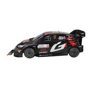 ZCYYUE Scale Models IXO 1:18 For TOYOTA GR YARIS #17 2024 Alloy Rally Car Model Kit Simulation Static Collection Coupe Simulation