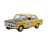 ZCYYUE Scale Models Ixo 1:43 Polski Fiat 125P Fiat Racing Car Model Die-cast Collectible Alloy Toy Coupe Simulation