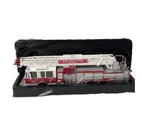 ZCYYUE Scale Models IXO 1:43 Smeal 105 For Aerial Ladder Arlingto Rescue Fire Truck Diecast Model Collection Metal Hidden Toy Coupe Simulation