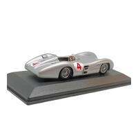 ZCYYUE Scale Models Mini Cut For Mercedes Benz Model W196 Silver Arrow 1954 1/43 Alloy Car Model Collection Coupe Simulation