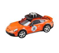 ZCYYUE Scale Models Orange For Porsche 911 (992) Dakar 1:18 Spark Resin Sports Car Model Collectible Toy Coupe Simulation