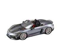 ZCYYUE Scale Models Resin For 1:18 Spark For Porsche 718 Spyder RS 982 Convertible Grey Coupe Car Model Collection Coupe Simulation