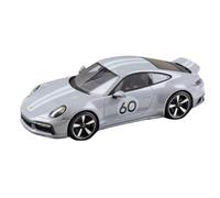 ZCYYUE Scale Models Resin For Porsche 911 (992) Sport Classic #60 Sport Grey 1:18 Spark Sports Car Model Collection Coupe Simulation