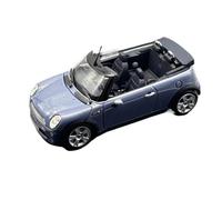 ZCYYUE Scale Models Small Scale Model For BMW Original Blue Mini 1/43 Cooper Convertible Car Collection Coupe Simulation