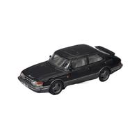 ZCYYUE Scale Models Tarmac Black 1:64 Touring Car Sports Car Alloy Model For Saab 900 Turbo 4WD Coupe Simulation(Black)