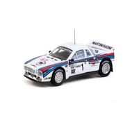 ZCYYUE Scale Models Tarmac Works 1:64 Lancia 037 Car Model 1# Martini Racing Car Static Collection Model Coupe Simulation