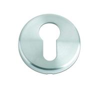 ZCZ001 - Euro Profile Escutcheon - Satin Chrome Finish - 52mm Diameter