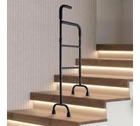 ZczCjWq Stair Assist Cane, 13-Adjustable Non-Slip Mobility Aid for Elderly