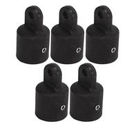 ZCZDHNA Bimini Top Cap 5pcs | Nylon Marine Hardware End Caps | Tolerant Boat Cover Fittings for Kayaks/Pontoon/Deck Hinges | Smooth Thread 316 Stainless Steel (1"(25mm))