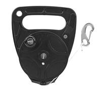 ZCZDHNA Diving Reel 289FT | Multipurpose Portable Diving Equipment with Handle & Buckle | 83M Nylon Line for Wreck/Cave/Drift Diving | Kayak Anchor & SMB Spool (Black)