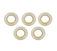 ZCZDHNA Filament Strapping Tape Fiberglass Tape Strong Tensile Packing Sealing Tape for Packaging Shipping and Industrial Use Transparent Fiberglass 5Pcs 15mm Width 50m Length