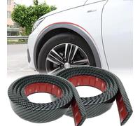 ZCZMAD 2PCS Car Wheel Arch Trim For Volvo C30 C70 S40 V50, Fit Rubber Wheel Eyebrow Strip Anti Collision for Car Wheel Arch Protection ,A-Carbon Fiber Pattern
