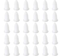 ZCZQC 30PCS Support Frame Aquarium Raising Pads Plastic Grid Isolation Board Tray Feet Aquarium Tank Bottom Supports 0.71in x 1.1in White